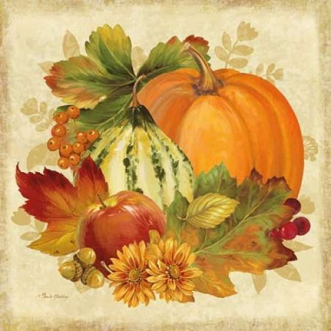 Harvest Bounty II Canvas Art - Pamela Gladding (24 x 24)