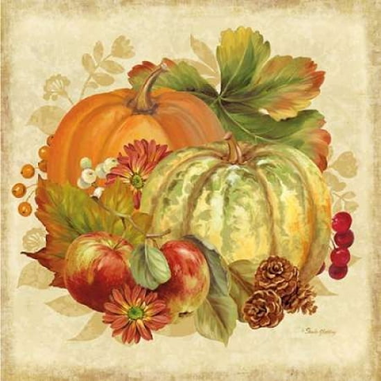 Harvest Bounty IV Canvas Art - Pamela Gladding (24 x 24)