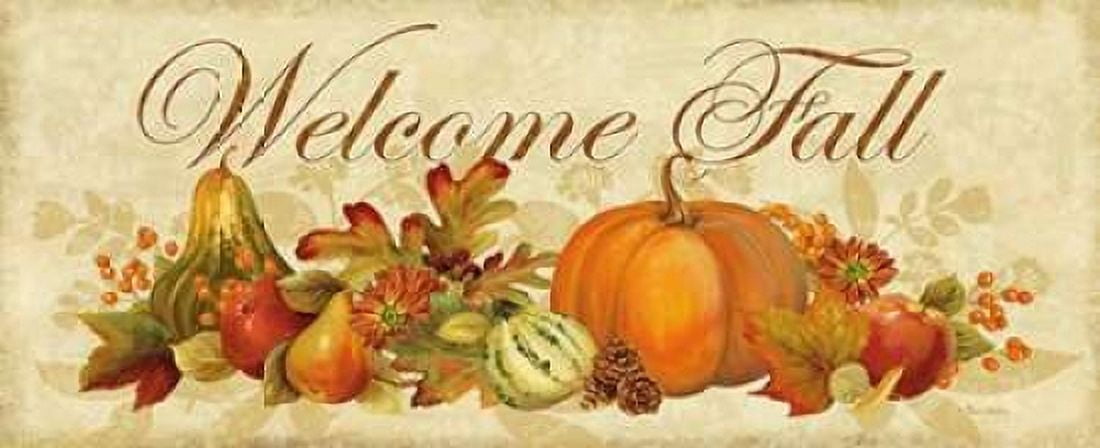 Harvest Bounty Panel Canvas Art - Pamela Gladding (10 x 20)