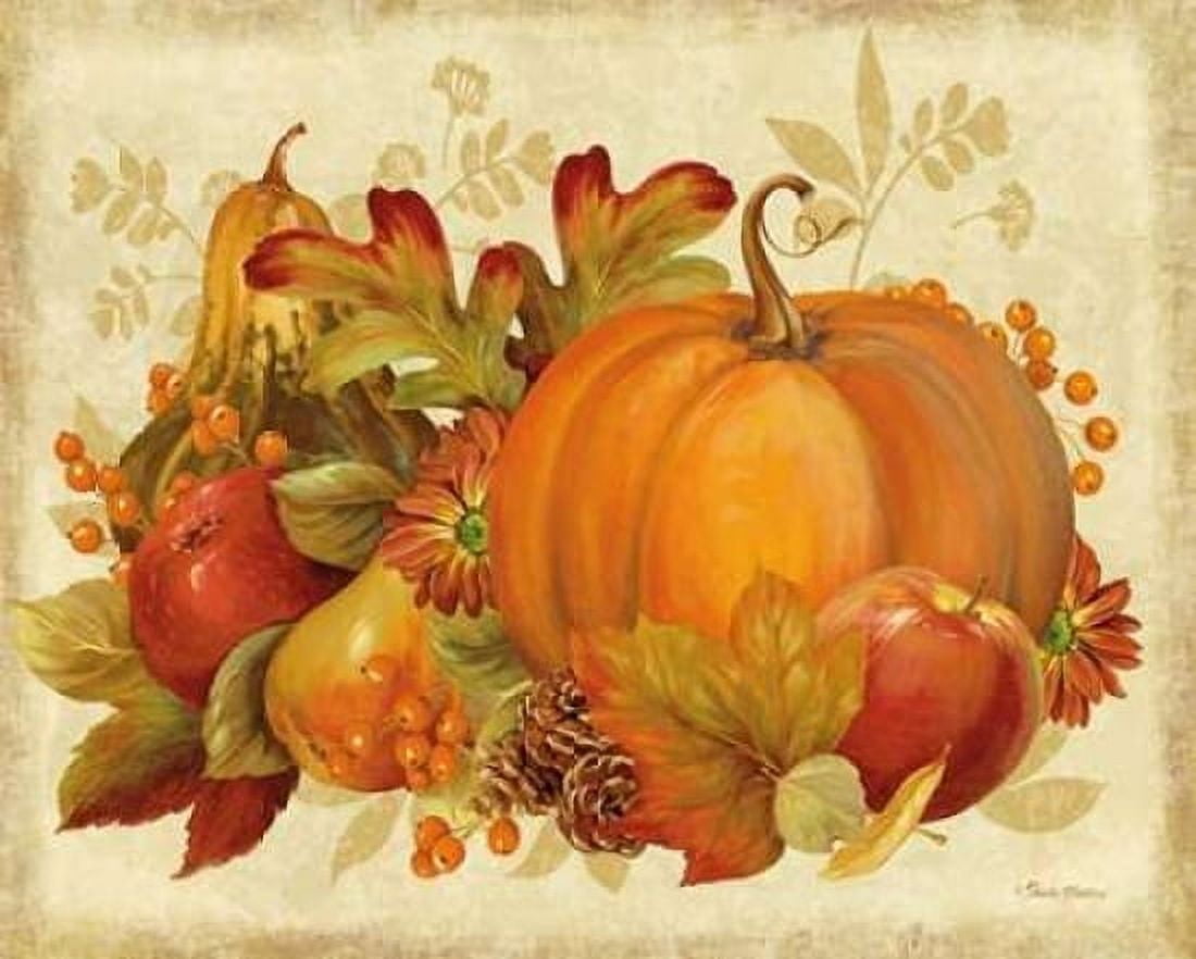 Harvest Bounty Rectangle Canvas Art - Pamela Gladding (24 x 30)