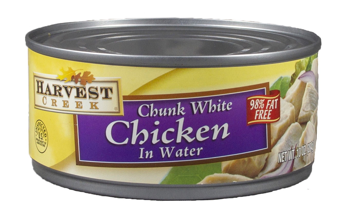 Harvest Creek Chunk White Chicken in Water, 10 oz