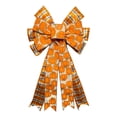 thumbnail image 1 of Harvest Decorative Bow Fall Pumpkin Ribbon Bow – 19.7" Thanksgiving Bow for Wreath Door Chair & Home Decor, 1 of 1