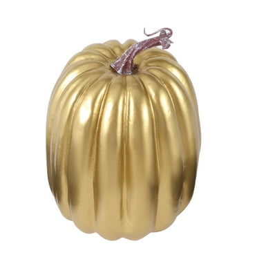Harvest Decorative Pumpkins, Artificial Pumpkins Farmhouse Rustic Fall Thanksgiving Halloween Tabletop Centerpiece Mantel Kitchen Decoration