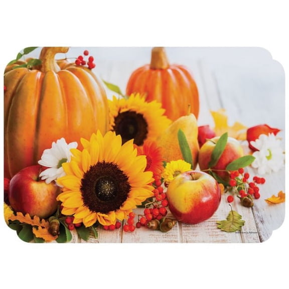 Harvest Delight Paper Placemats 50 Per Pack