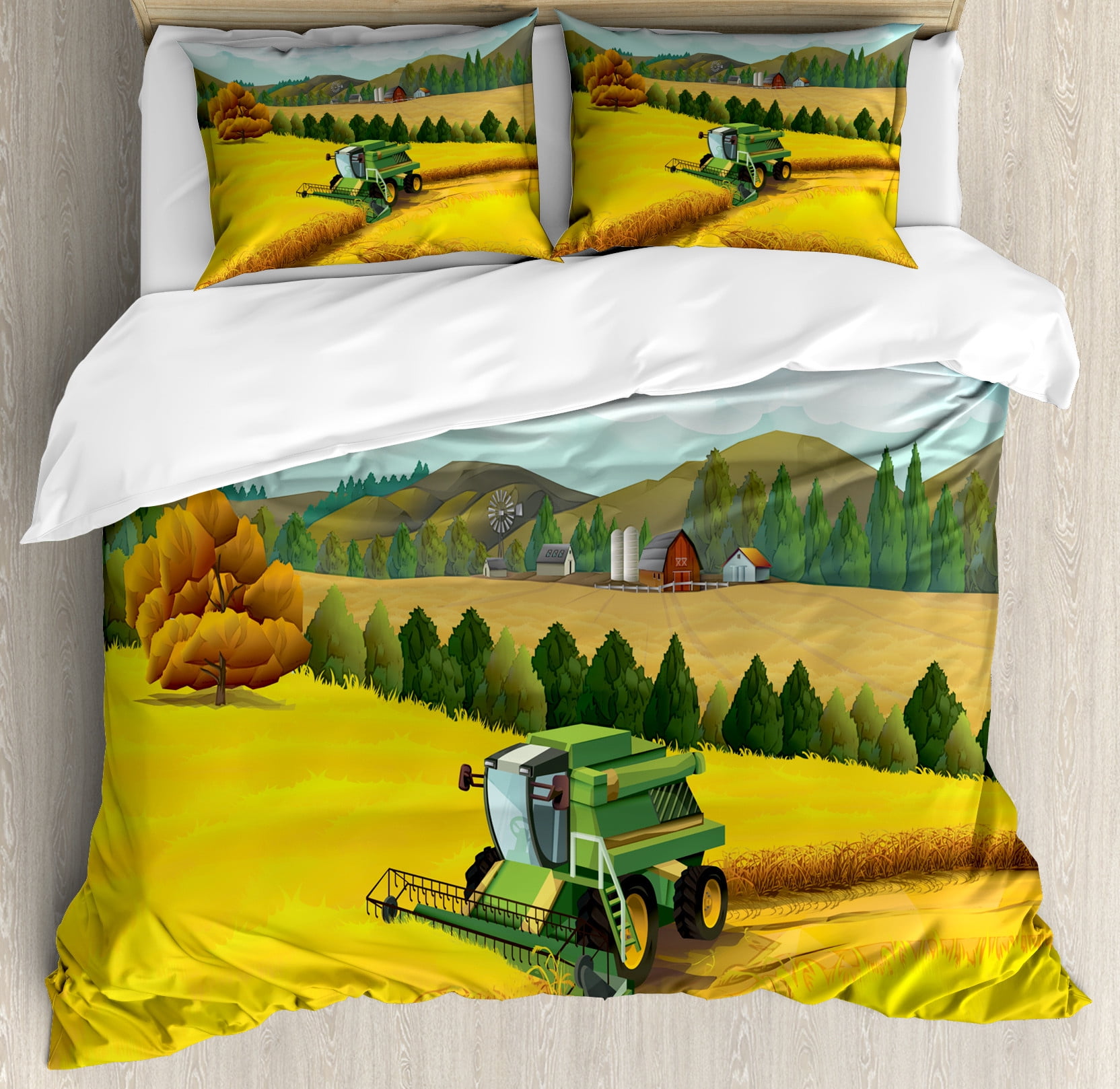 Farm Field Colors 3-Piece Quilted Bedding Set NCU0NNT603 main image 1