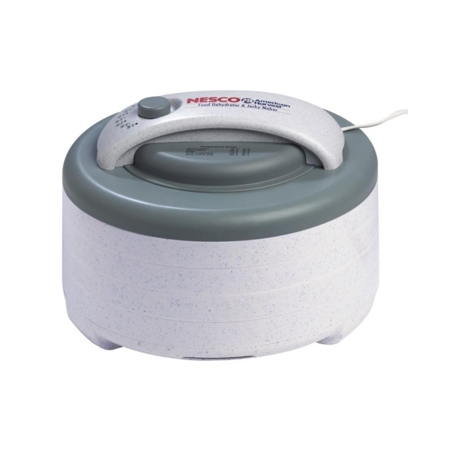 Nesco Snackmaster 4-Tray Gray and White Food Dehydrator