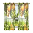 thumbnail image 1 of Harvest Gathering Breathable Sheer Curtains 63x52in Soft Light Filtering, UV Protection and Thermal Insulation, 1 of 7
