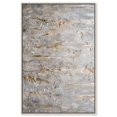 thumbnail image 1 of Harvest Gleam 2 Canvas Elegant Gold Abstract by Art Remedy, Silver Frame, 16" x 24", 1 of 7