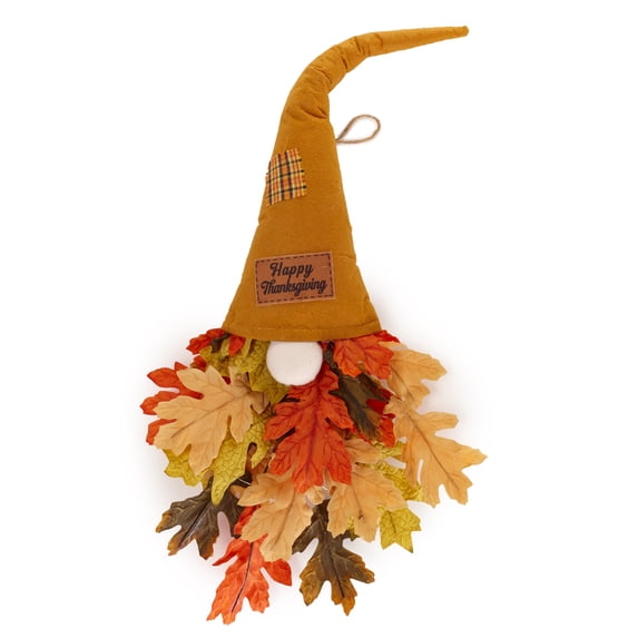 Harvest Gnome Door Hanger - Outdoor Fall Decor for Thanksgiving and Autumn