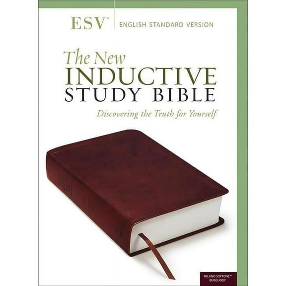 Harvest House Publishers Esv New Inductive Study Bible, Burgundy Milano Softone - Dec
