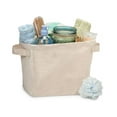 thumbnail image 1 of Harvest Import Canvas Storage Basket - Natural White, 9"H x 9"w x 7"D, 1 of 1