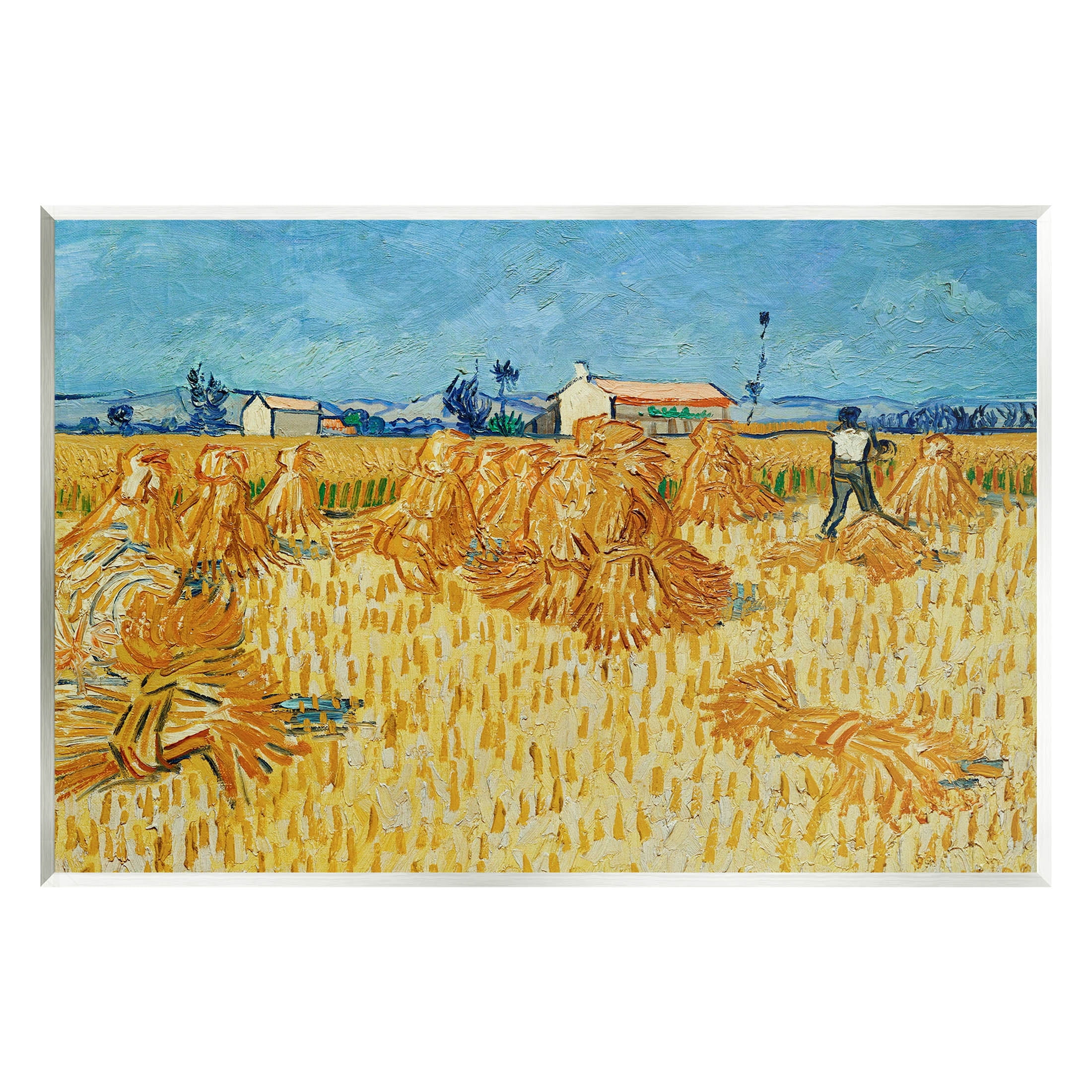 Harvest In The Provence Van Gogh Scenery Landscape Painting Unframed Art Print Wall Art
