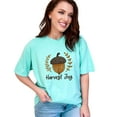 thumbnail image 1 of Harvest Joy Fall T-Shirt, Acorn Leaf Autumn Shirt, Cute Thanksgiving Tee, Cozy Seasonal Apparel, Celebrate Fall, Rustic Nature Tee, Chalky Mint Comfort Colors T-Shirt, 2XL, 1 of 1