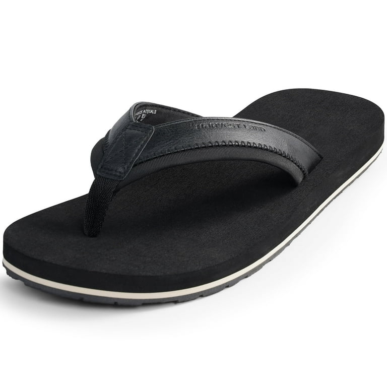 Harvest Land Men's Comfortable Walking Slides with Arch Support