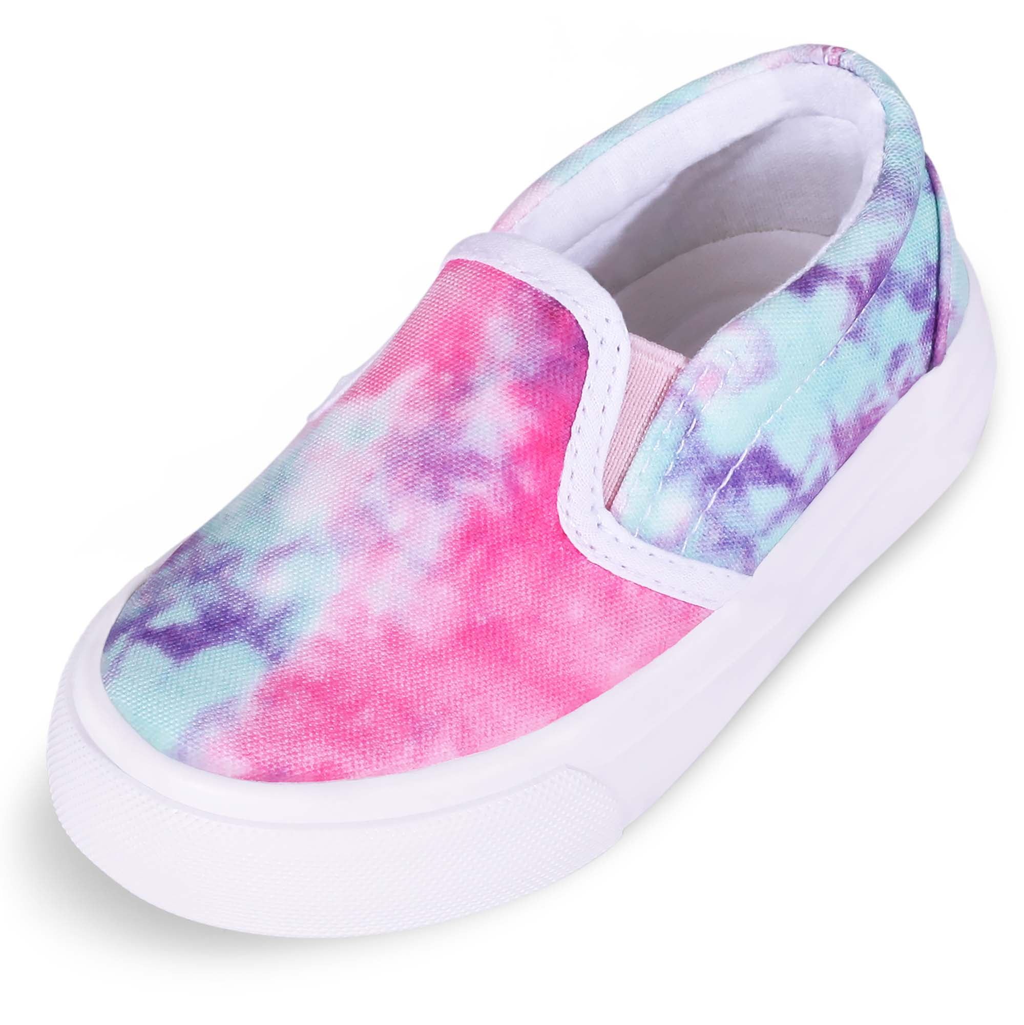 Harvest Land Toddler Girls Canvas Shoes Slip on Loafer Shoes Cute