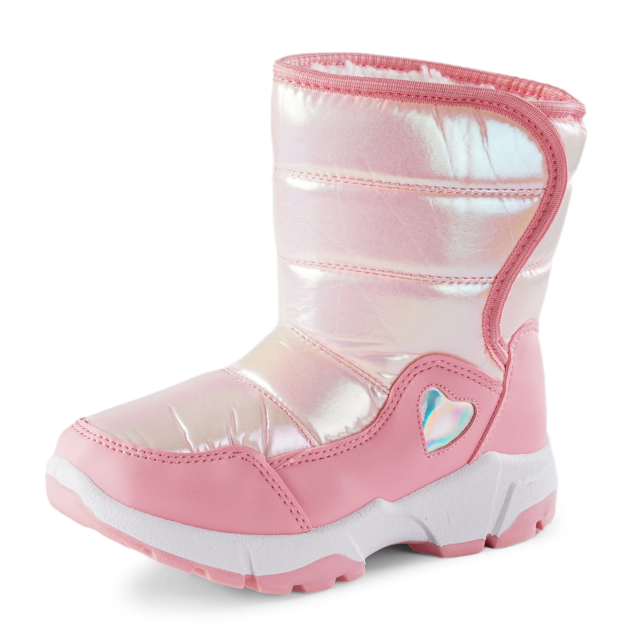 Harvest Land Toddler Girls Snow Boots Kids Winter Warm Boots Waterproof