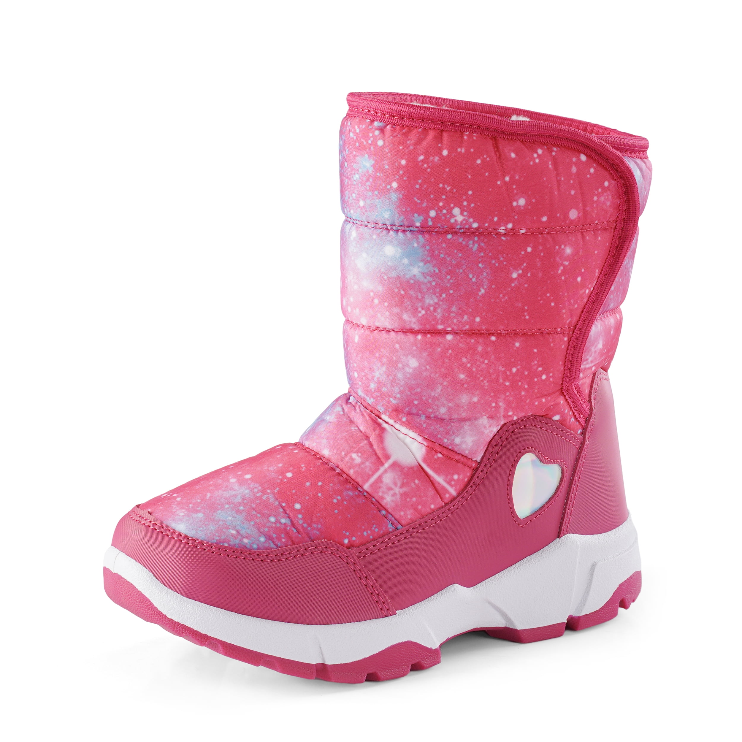 Harvest Land Toddler Girls Snow Boots Kids Winter Warm Boots Waterproof
