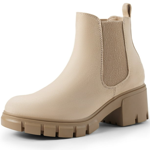 Ladies chunky chelsea boots deals