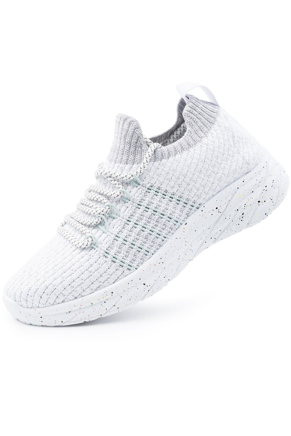 Women's Walking Shoes Breathable Slip on Athletic Tennis Sneakers