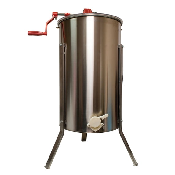 HARVEST LANE HONEY Beekeeping Honey Extractor, Metal, 2-Frame HONEYE-102