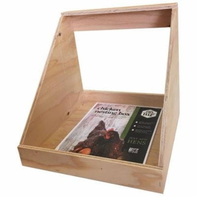 Handcrafted Natural Wood Chicken Nesting Box for Hens