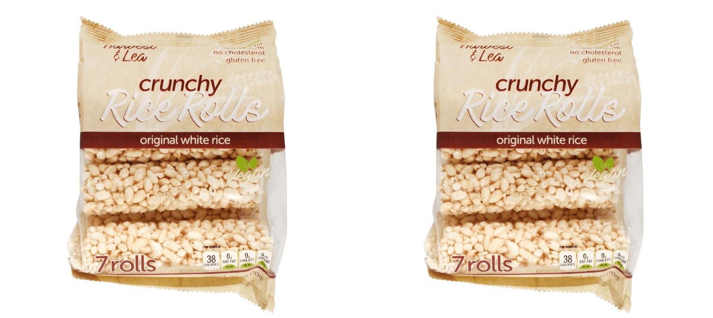 Harvest & Lea Crunchy Rice Rolls, 2.5 oz. Bags, 7 Rolls (2 Pack ...