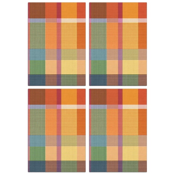 Harvest Maple Pumpkin Kitchen Towels Set of 4, Absorbent Soft Dish Towels, Fall Decor Hand Towels for Farmhouse