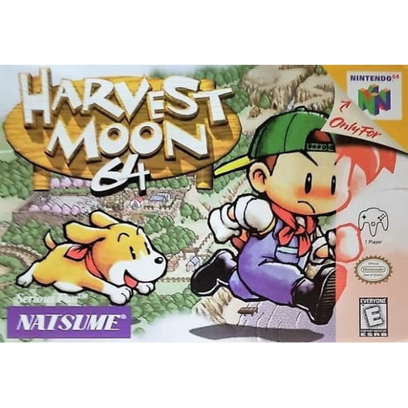 Harvest Moon 64 N64 Game,US Version