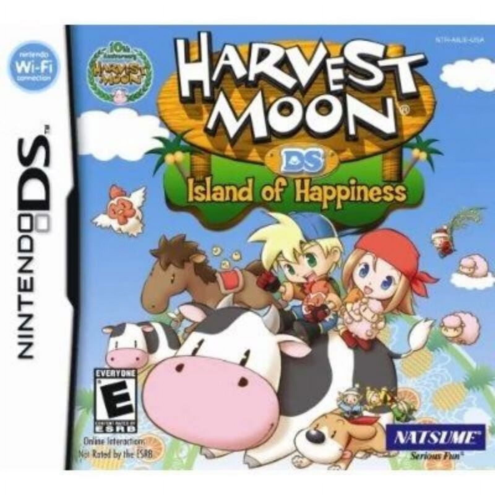 Harvest Moon Island of Happiness DS Game US Version