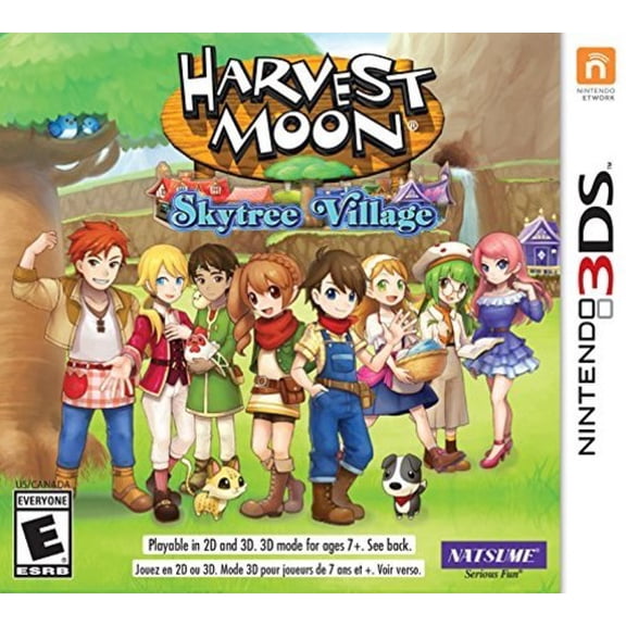 Harvest Moon Skytree Village Natsume Nintendo 3DS 719593140122