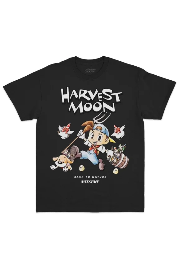 Harvest Moon video game boot Tee Unisex Short Sleeve Shirt S-5XL