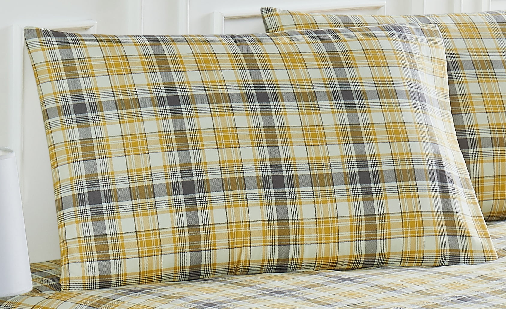 Harvest Plaid Pillowcase Pair