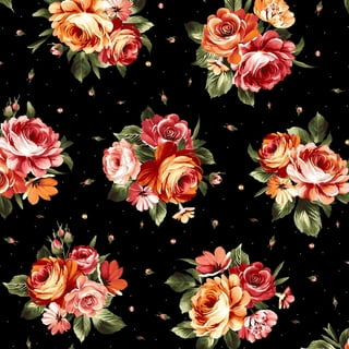 Rose Flannel Fabric