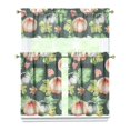 thumbnail image 1 of Harvest Season Kitchen Curtains Set with Valance Pumpkin Sunflower Pattern Autumn Aesthetic Panels, 1 of 6