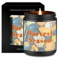 thumbnail image 1 of Harvest Season Lavender Scented Candle Gift Ideas for Men Women Him Her BBF Bestie Sister Perfect for Fall Pumpkin Unique Funny Cute Birthday Thanksgiving Day Home Decor Essential Present, 1 of 1