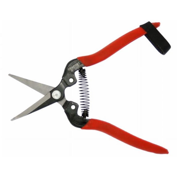 Harvest Shear Long Curved Snip Carbon Steel Blade