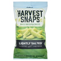 Harvest Snaps Baked Green Pea Snacks, Lightly Salted Gluten Free Veggie Crisps, 6 oz