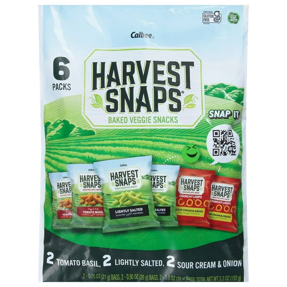 Harvest Snaps Baked Veggie Snack Variety Pack - 5.3oz/6counts