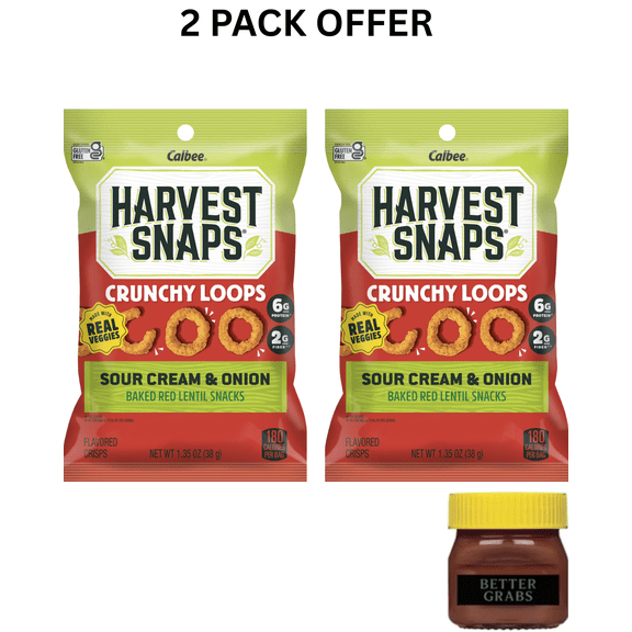 Harvest Snaps Crunchy Loops Sour Cream & Onion