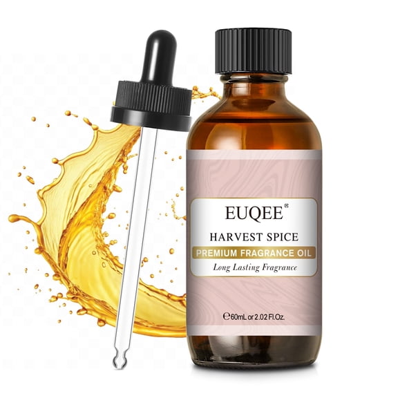 EUQEE Harvest Spice Fragrance Oils, Aromatherapy Oils for Skin, Diffusers, Home Care, Humidifier Laundry, Candle Making and More (60mL)