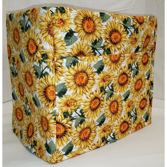 Harvest Sunflowers Bread Machine Cover by Penny's Needful Things (All Harvest Sunflowers)