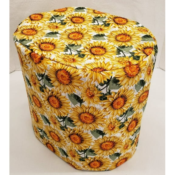 Harvest Sunflowers Food Processor Cover by Penny's Needful Things (All Harvest Sunflowers, Large)