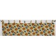thumbnail image 1 of Harvest Sunflowers Tab Top Curtains (Unlined) (72 Inch Long Two Curtain Panels), 1 of 2