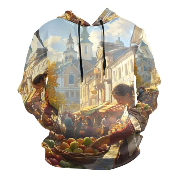 Harvest Thanksgiving Bazaar Men’s Hoodies Sweatshirt Fleece Jackets Long Sleeve Sweatshirts