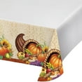 thumbnail image 1 of Harvest Thanksgiving Plastic Tablecloth, 1 of 2