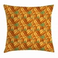 thumbnail image 1 of Harvest Throw Pillow Cushion Cover, Pumpkins in a Vibrant Colored Pattern Natural Ingredients Vegetarian Organic Food, Decorative Square Accent Pillow Case, 18 X 18 Inches, Orange Green, by Ambesonne, 1 of 2