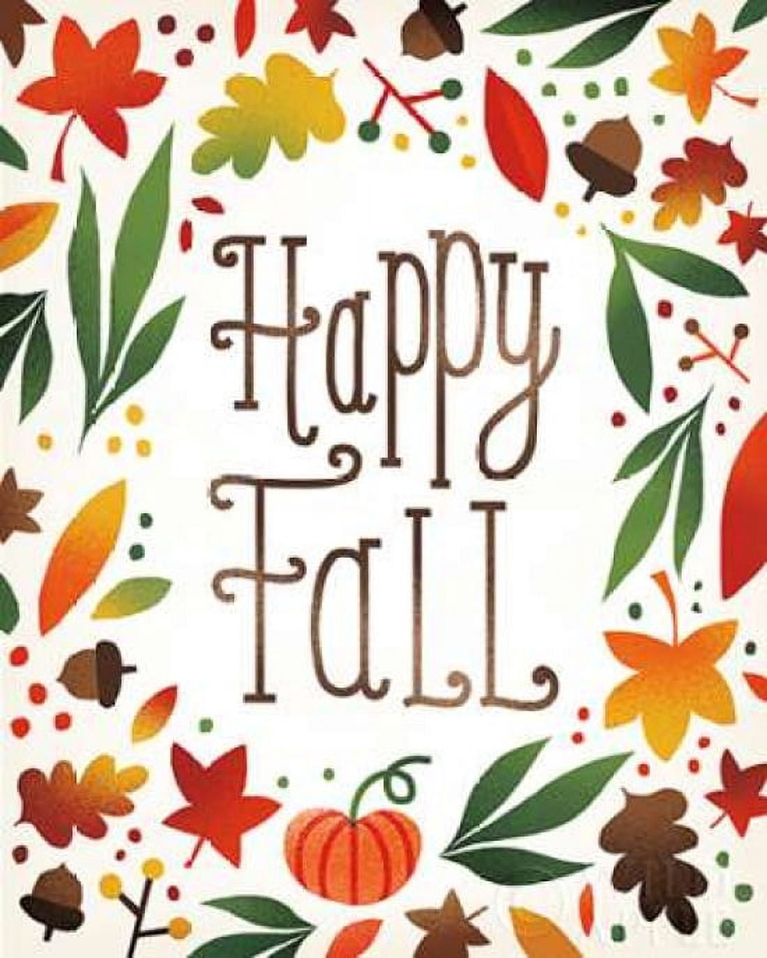 Harvest Time Happy Fall Canvas Art - Michael Mullan (24 x 30)