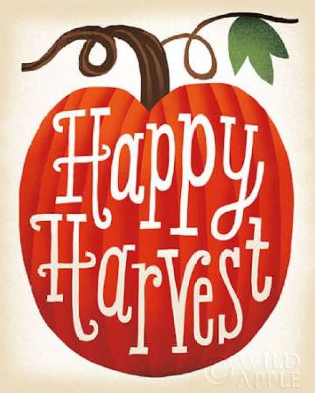 Harvest Time Happy Harvest Pumpkins Canvas Art - Michael Mullan (24 x 30)