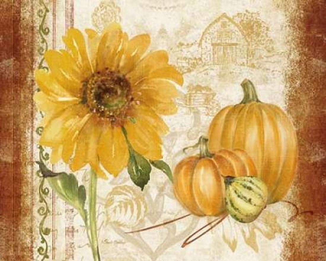 Harvest Time Landscape Canvas Art - Pamela Gladding (24 x 30)