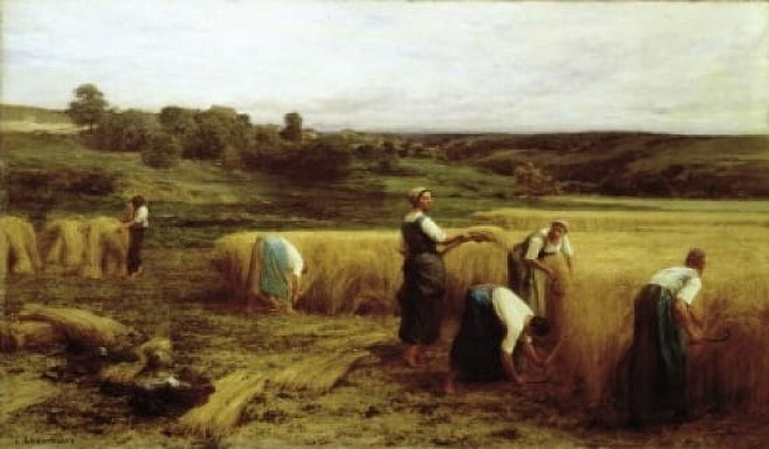 Harvest Time Leon Augustin Lhermitte (1844-1925 French) Canvas Art - Leon Augustin Lhermitte (24 x 36)